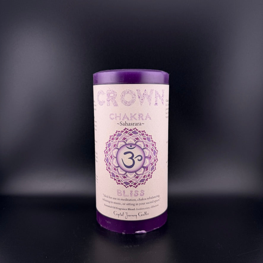 Crystal Journey Candles Crown Chakra Bliss Candle