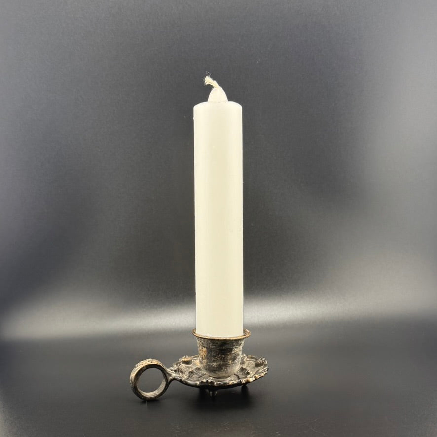 White Ritual Candle-6''