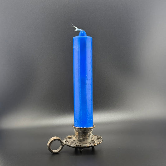 Blue Ritual Candle-6''