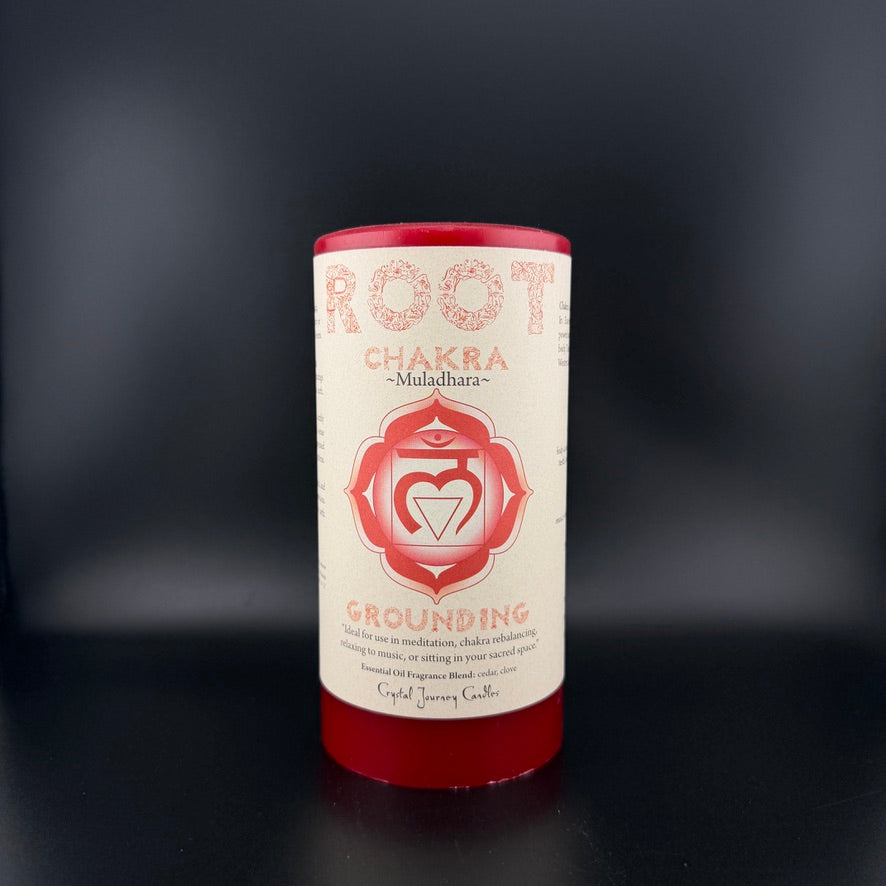 Crystal Journey Candles Root Chakra Grounding Candle