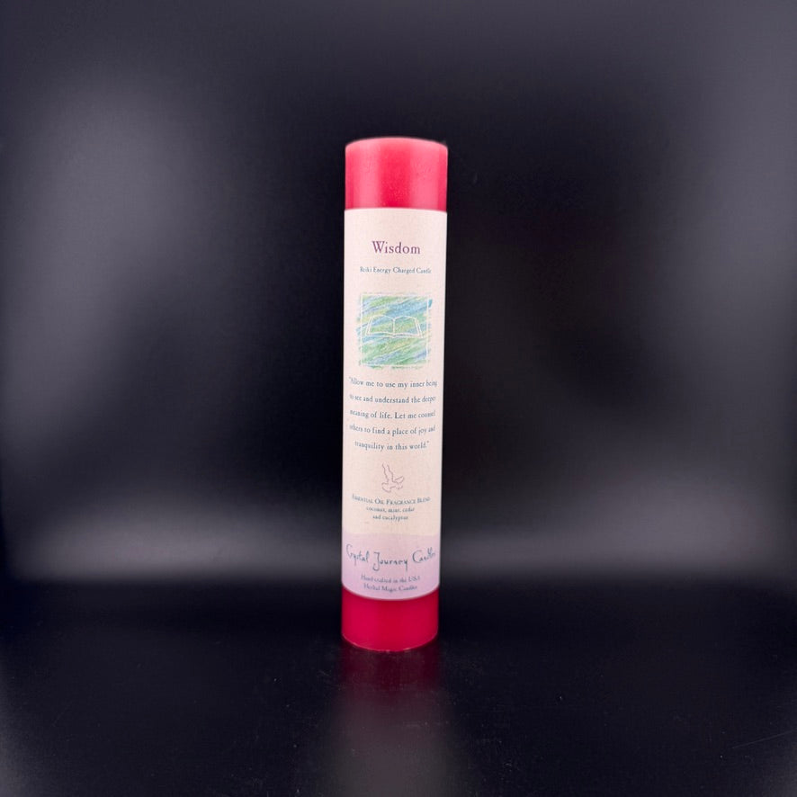 Crystal Journey Candles Wisdom Affirmation Candle