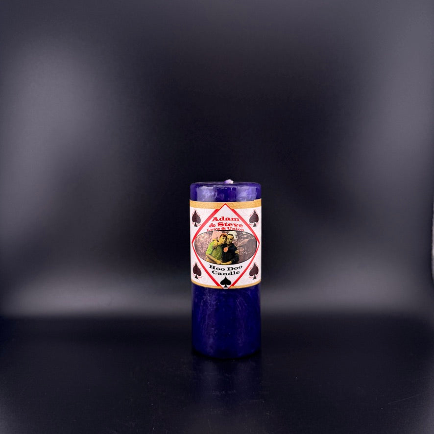 Adam and Steve Hoo Doo Candle | Motor City Hoo Doo