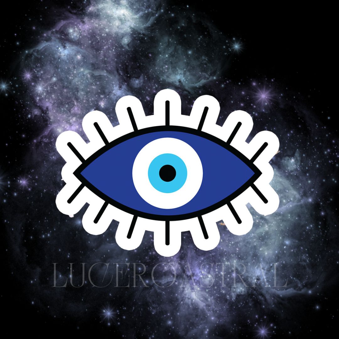 Pegatina de mal de ojo