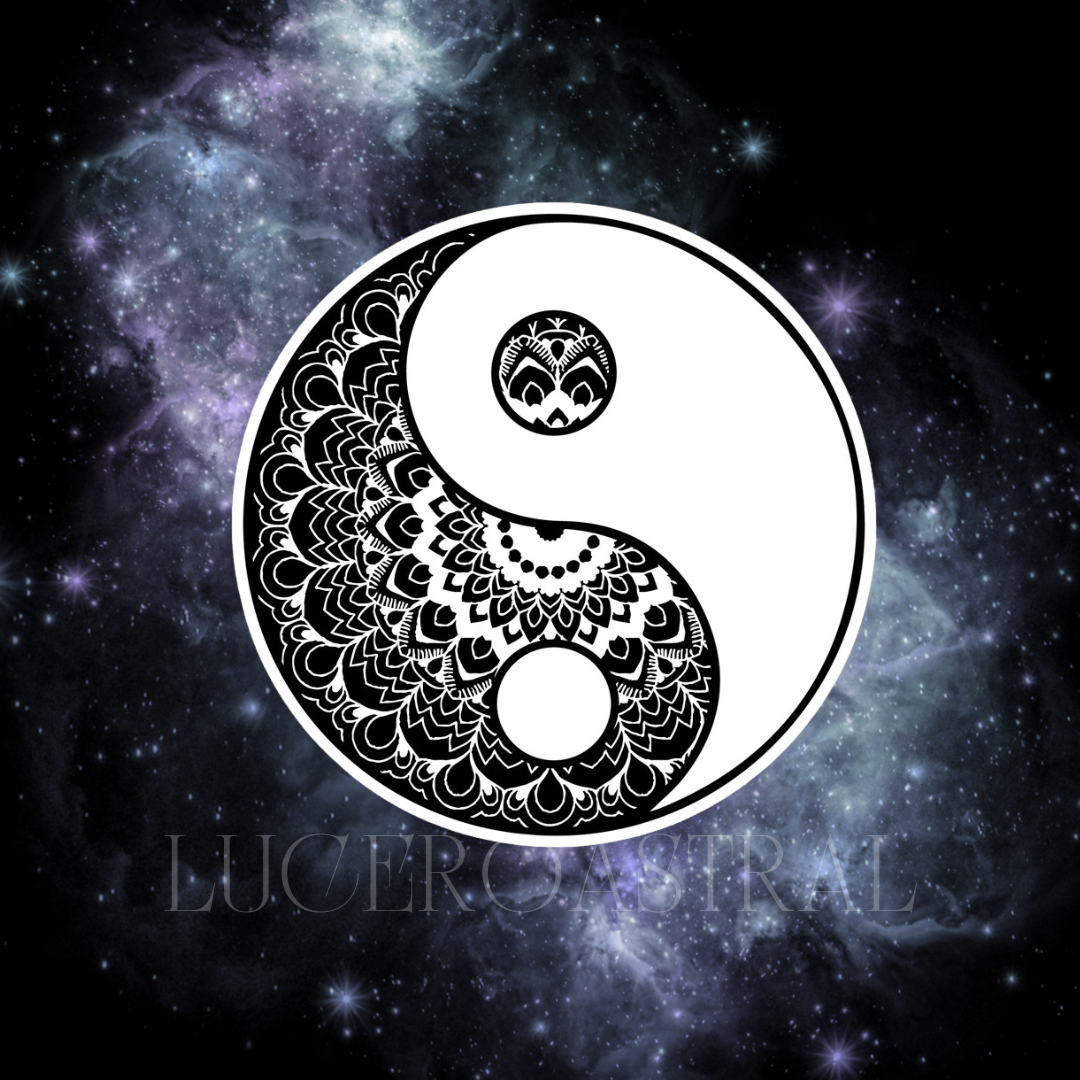 Adhesivo Yin Yang
