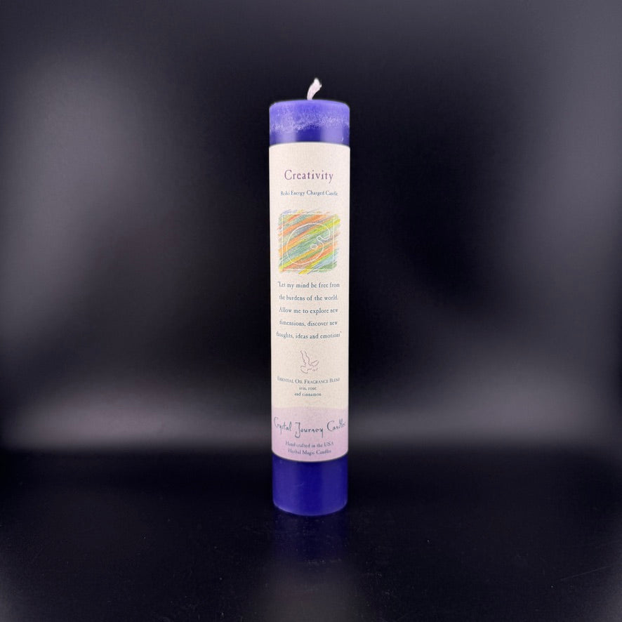 Crystal Journey Candles Creativity Affirmation Candle