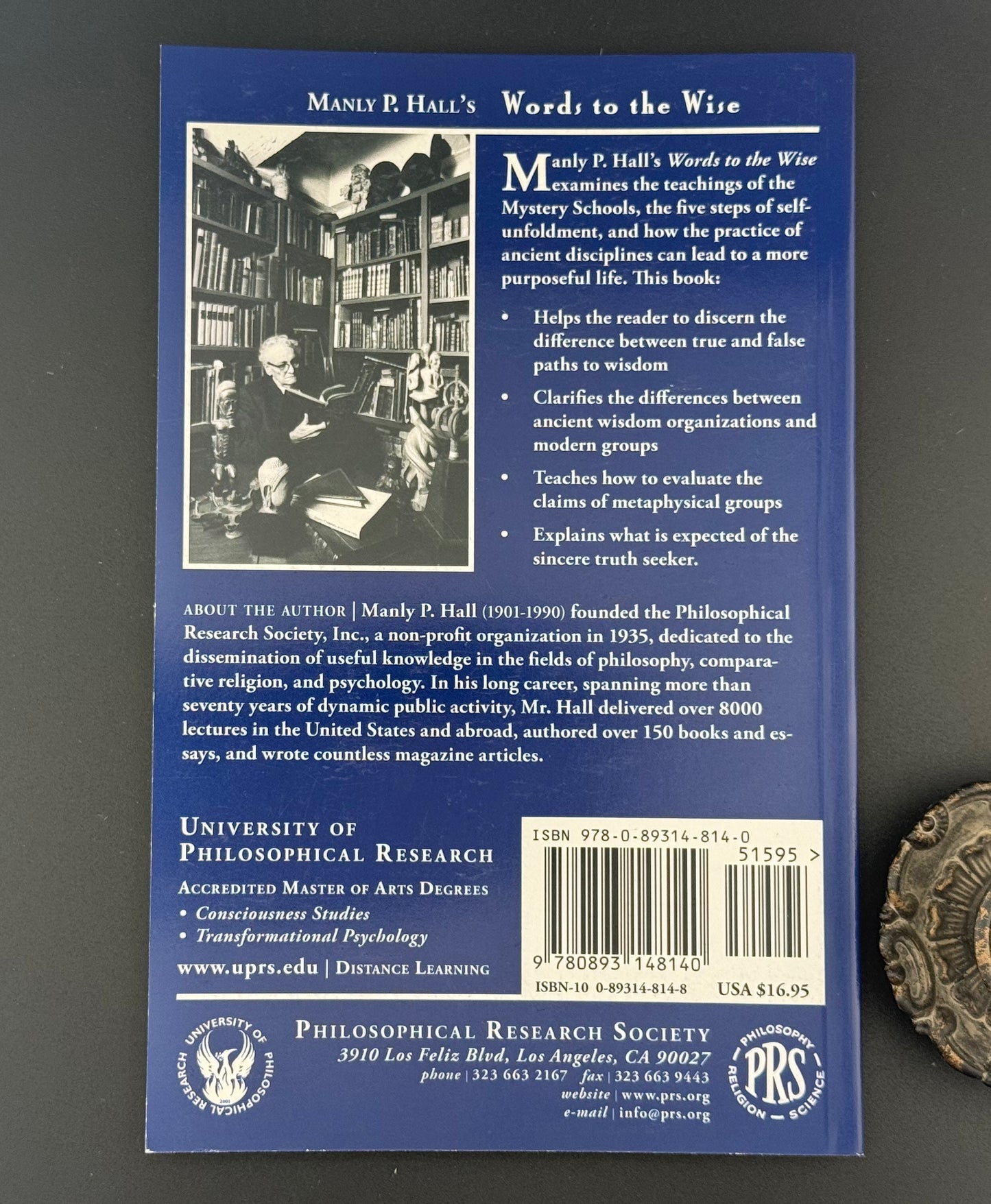 Words to the Wise: A Practical Guide to the Esoteric Sciences — Manly P. Hall