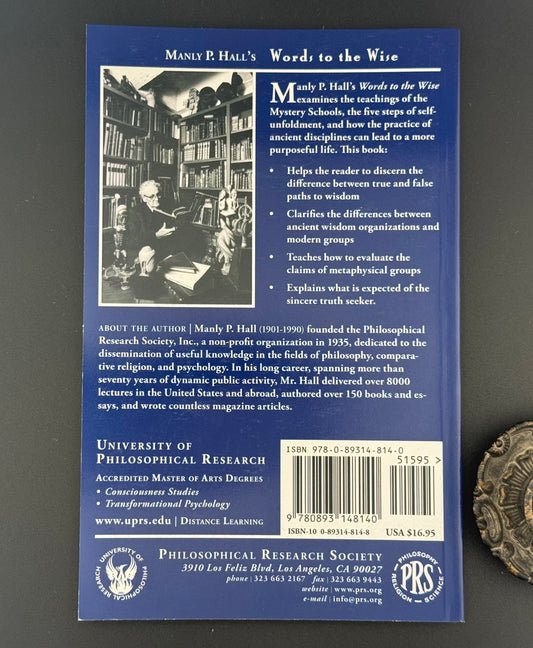 Words to the Wise: A Practical Guide to the Esoteric Sciences — Manly P. Hall