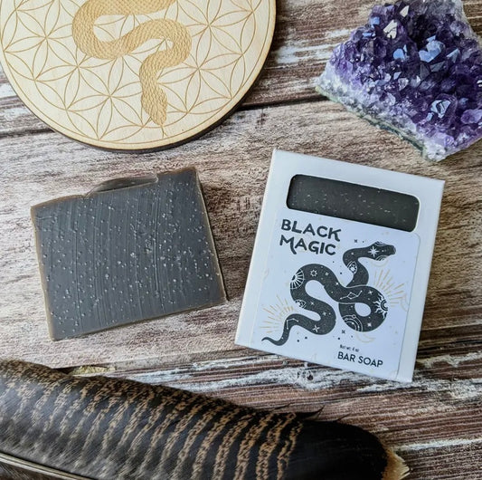 Jabón Black Magic | Jabón en Barra Vegano con Carbón Activado