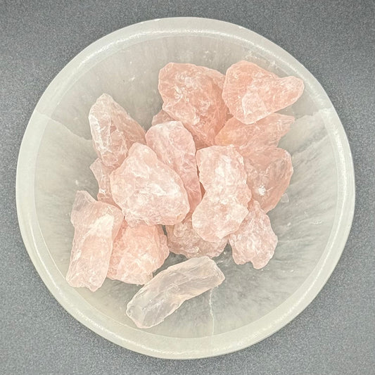 Raw Rose Quartz Tumbled Stone