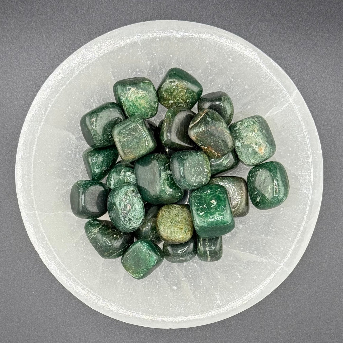 Green Quartz Tumbled Stones