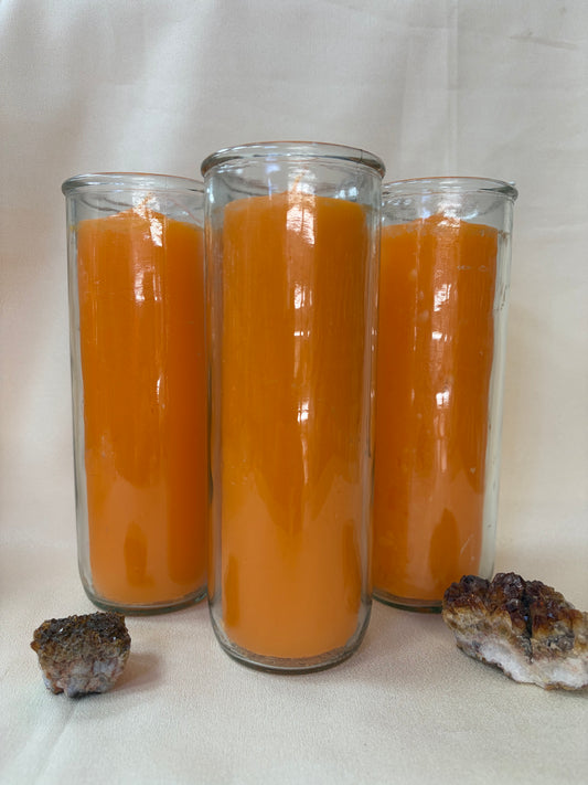 Pull Out Orange Candle