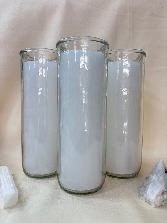 Pull Out White Candle