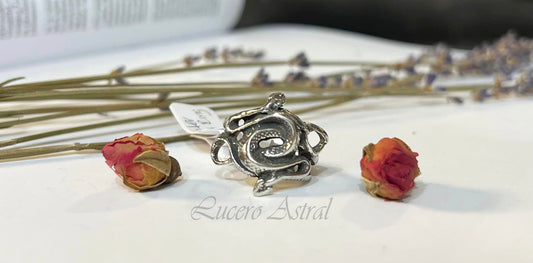 Mating Snakes Pewter Ring