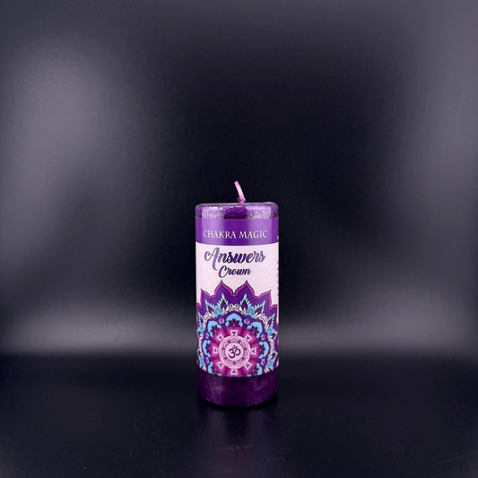 Chakra Magic Answers Crown Candle