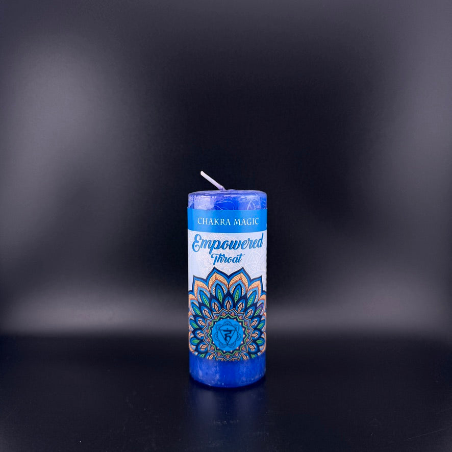 Chakra Magic Empowerment Throat Candle