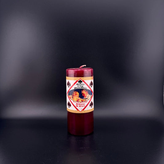 Adam and Eve Hoo Doo Candle | Motor City Hoo Doo