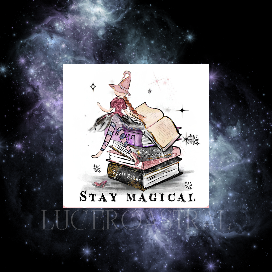 Pegatina "Que la magia te acompañe"