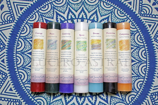 Velas de Reiki cargadas energéticamente de 7''