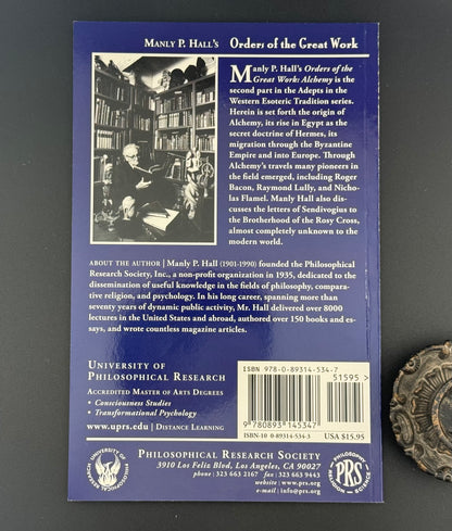 Orders of the Great Work: Alchemy — Manly P. Hall