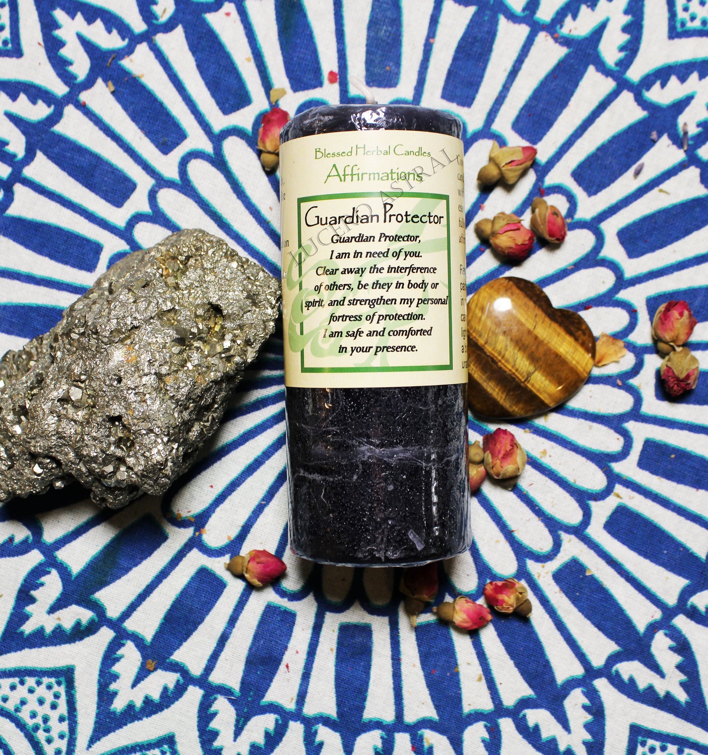Velas de Hierbas para Afirmación de 4''