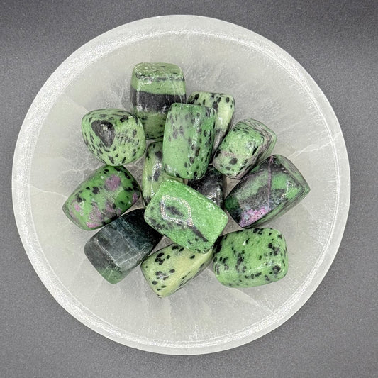 Ruby Zoisite Tumbled Stone