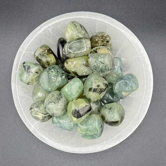 Prehnite Tumbled Stone
