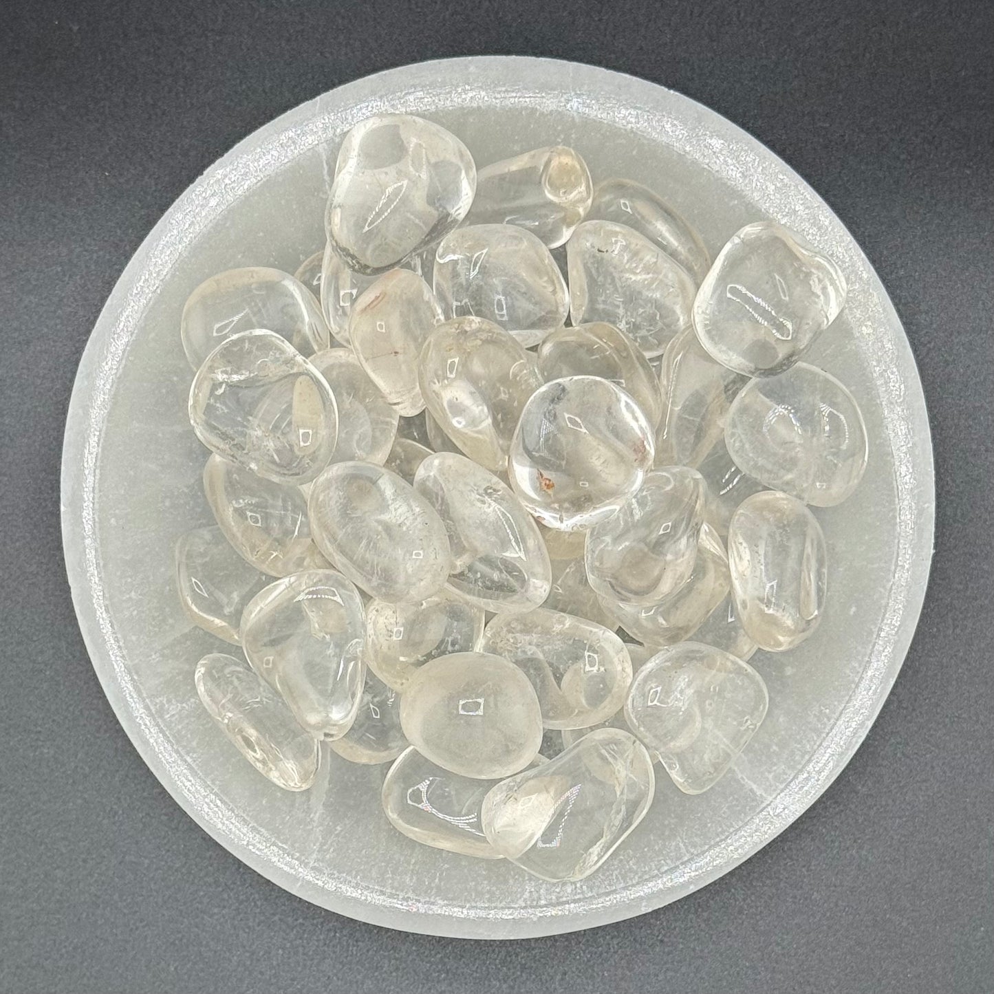 Clear Quartz-Grade A Tumbled Stone