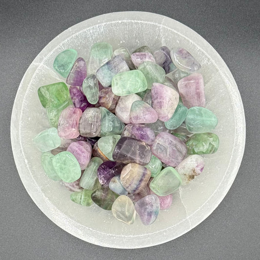 Rainbow Fluorite Tumbled Stone