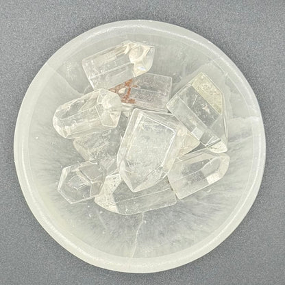Clear Quartz Points-Grade A-Tumbled Stone