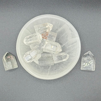 Clear Quartz Points-Grade A-Tumbled Stone