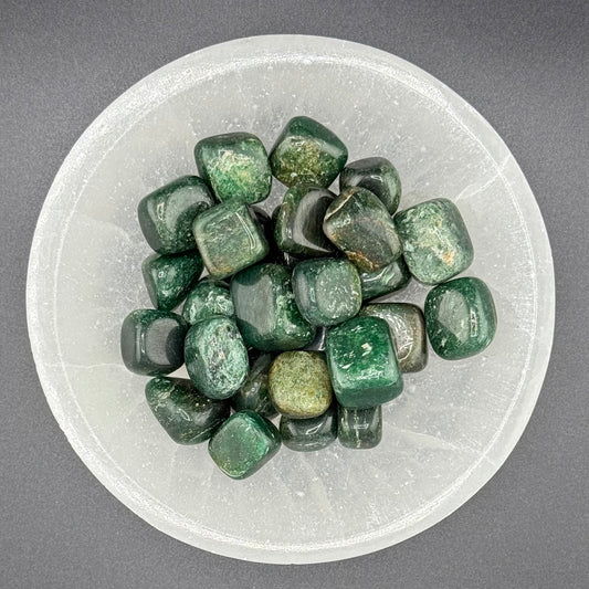 Green Quartz Tumbled Stones