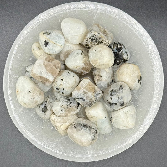 Rainbow Moonstone Tumbled Stone
