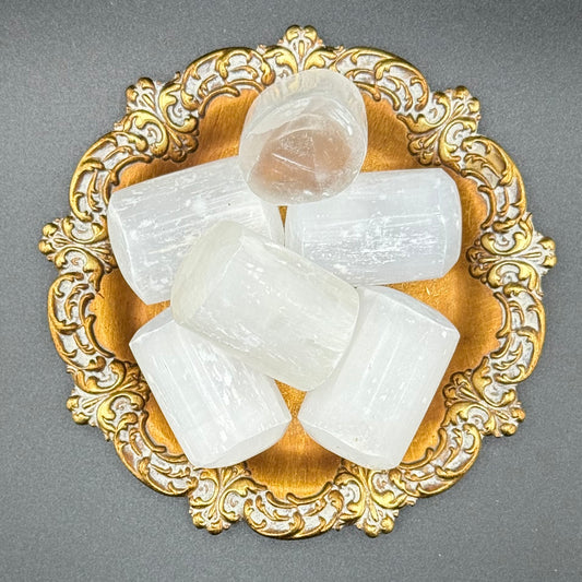 Selenite Jumbo Tumbled Stones