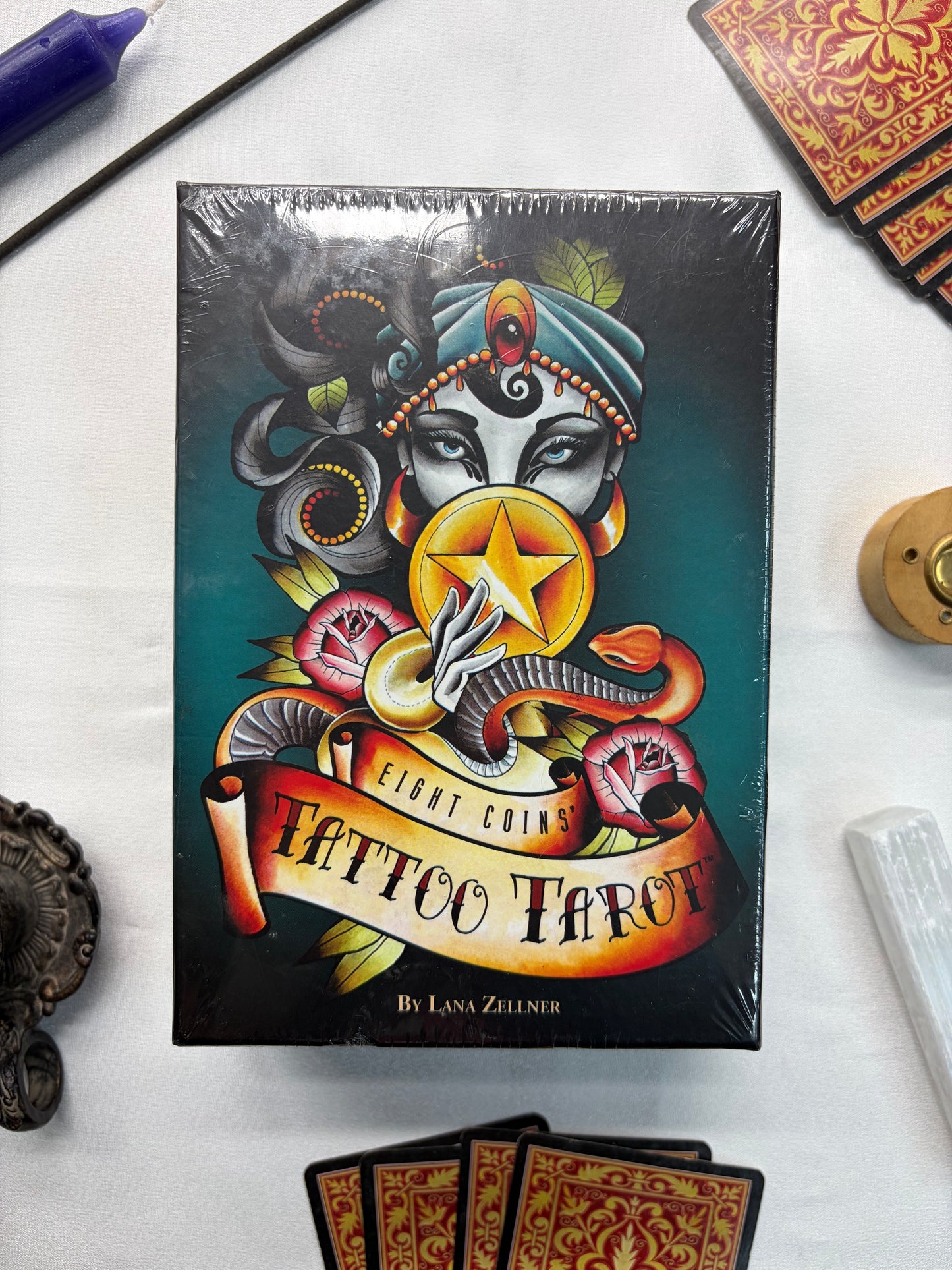 Eight Coins Tattoo Tarot