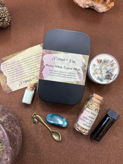 Green Witch Travel Altar Kit