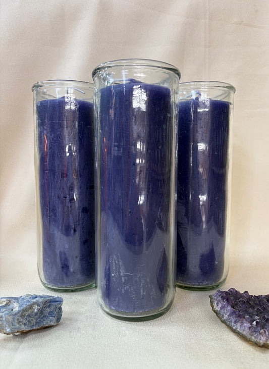 Pull Out Indigo Candle