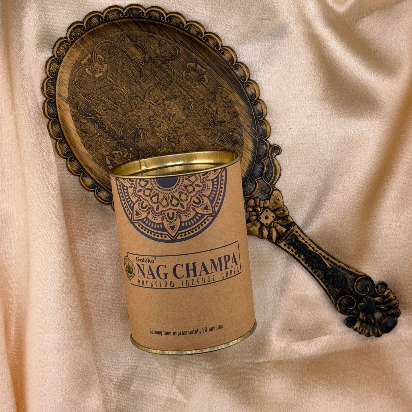 Goloka Nag champa Backflow Incense Cones