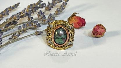 Anillos de puño de piedras semipreciosas