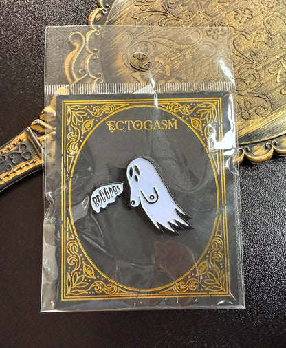 Ectogasm “Boooobs” Ghost Enamel Pin