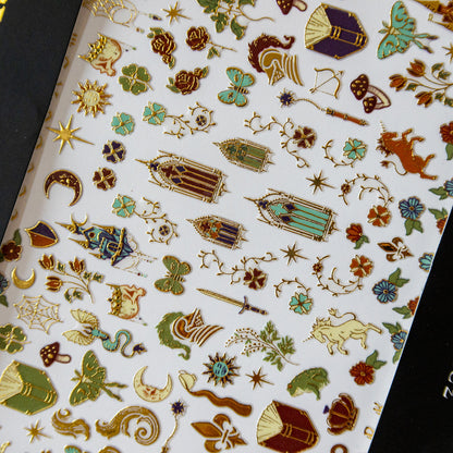 Ectogasm Witchy & Nature Nail Art Stickers