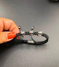 Crucible Stainless Steel Skull Adjustable Bracelet