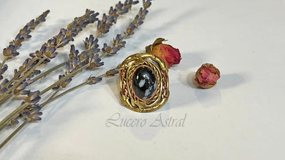 Anillos de puño de piedras semipreciosas
