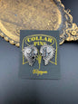 "Until Death" Gothic Skeleton Heart Enamel Pin Set