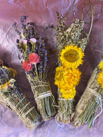 Organic Floral Bundles Sage Wands