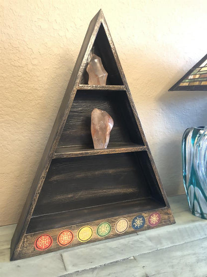 Estante de altar de madera