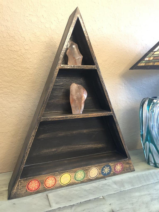 Estante de altar de madera