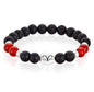 Pulsera de piedra de lava del Zodiaco/Aromaterapia