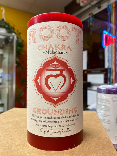 Root Chakra Candle- Crystal Journey