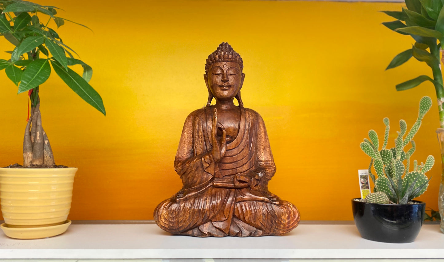 Buda XL sentado meditando - Hecho a mano en Bali