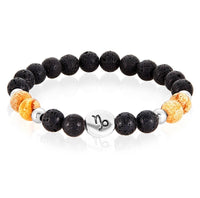 Zodiac Lava Stone Bracelet/ Aromatherapy
